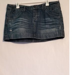 American eagle jean skirt